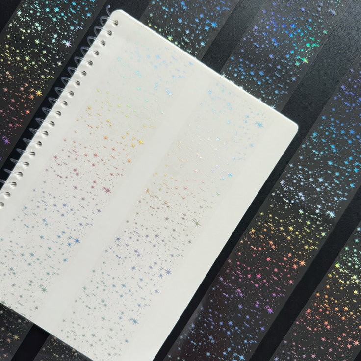 Silver Stardust Holo Silver Foil Tape