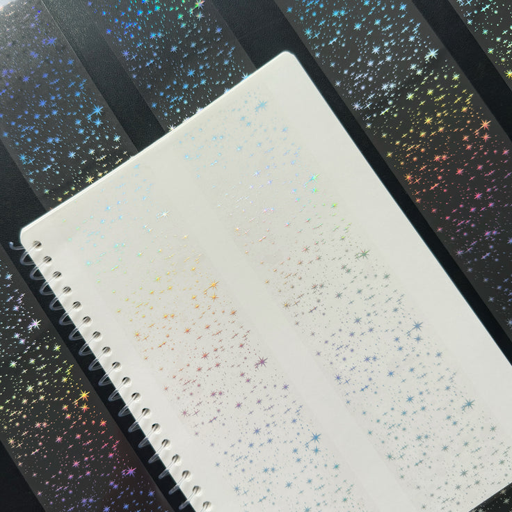 Silver Stardust Holo Silver Foil Tape