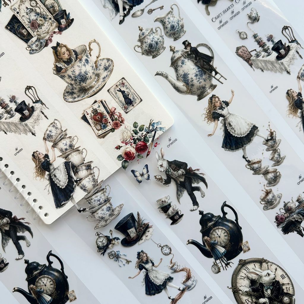 Hatter’s Hour – Wonderland Tea Party PET Tape