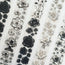 Noir Blossom Muse – Elegant Black & Ivory Floral PET Tape for Scrapbooking & Journaling