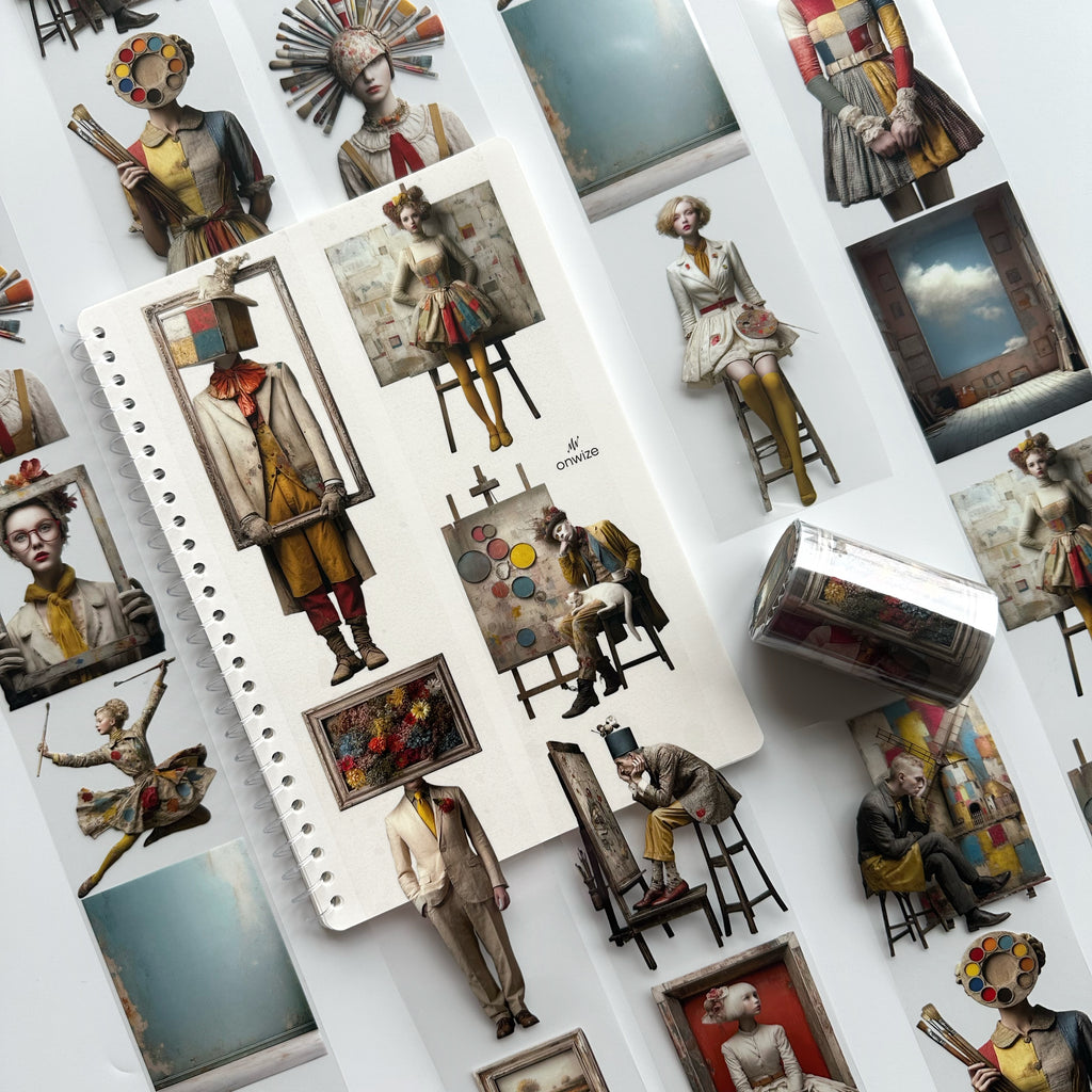 Living Canvas – Günlük Tutma ve Kolaj Sanatı İçin Sanatsal PET Bant