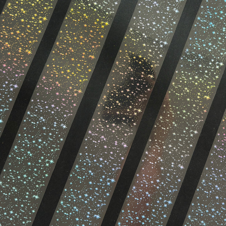 Silver Stardust Holo Silver Foil Tape