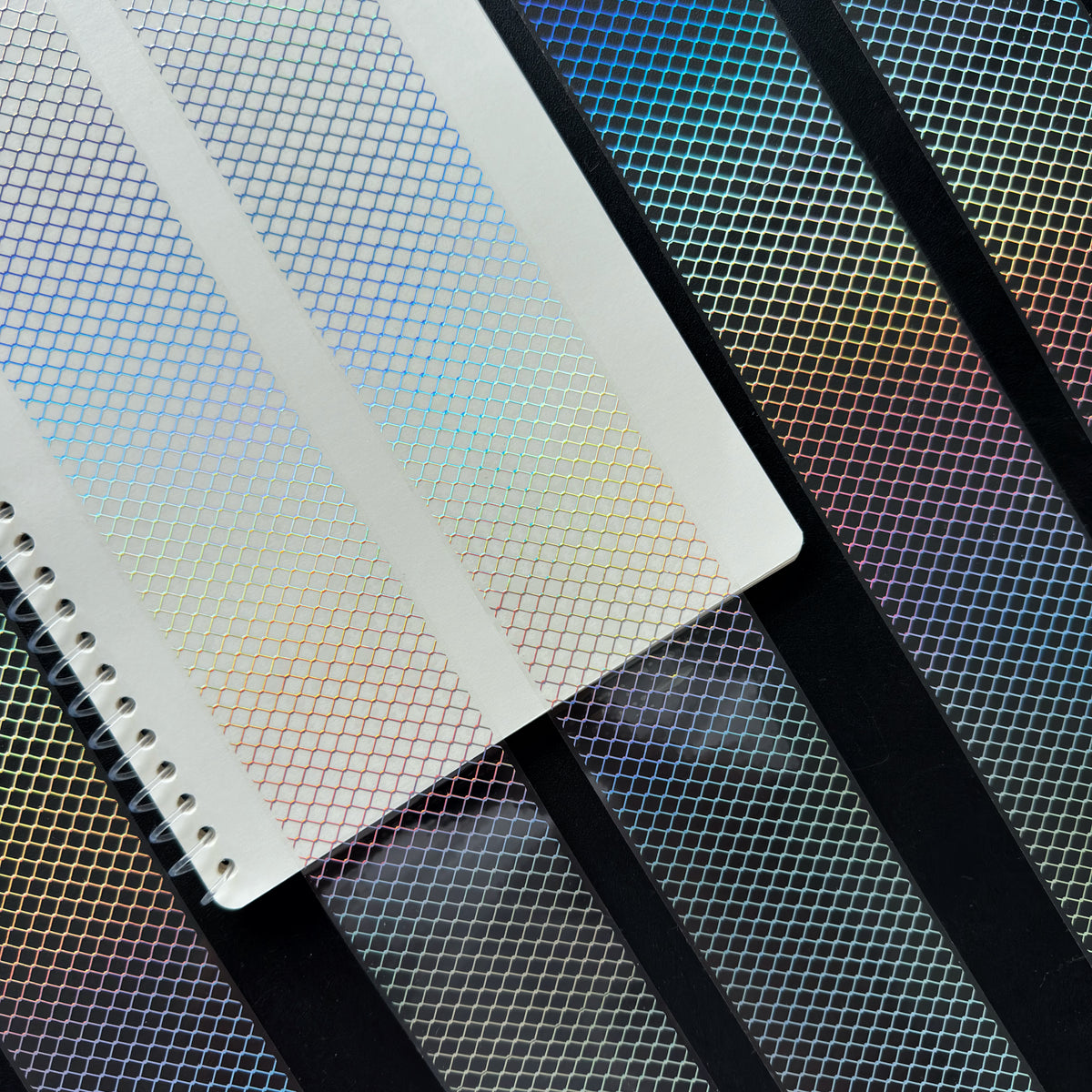 Silver Lattice Holo Silver Foil Tape