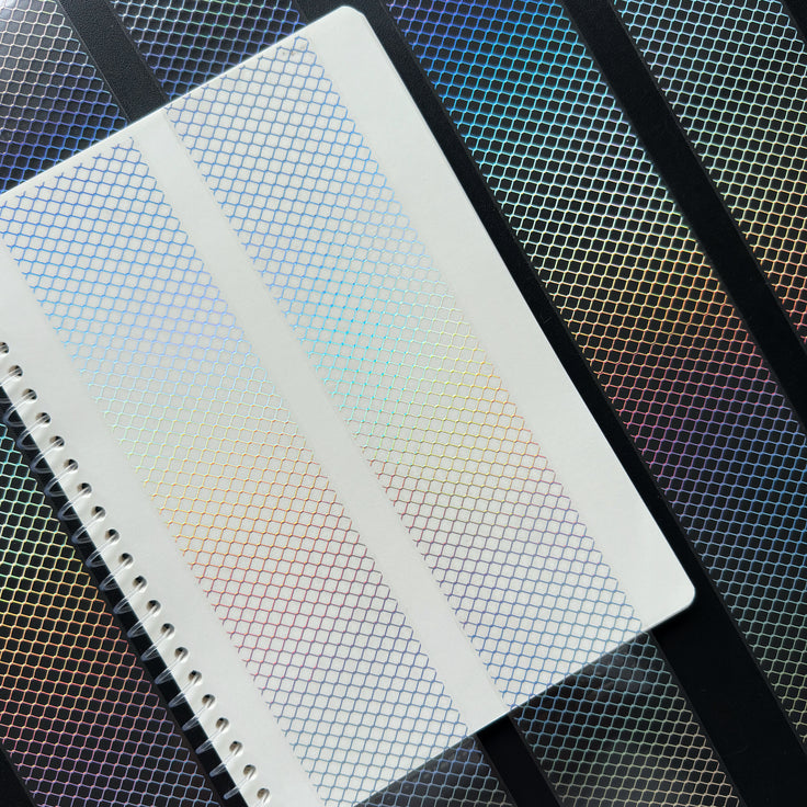 Silver Lattice Holo Silver Foil Tape