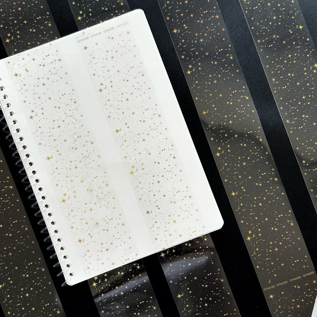 Golden Stardust Holo Gold Foil PET Tape