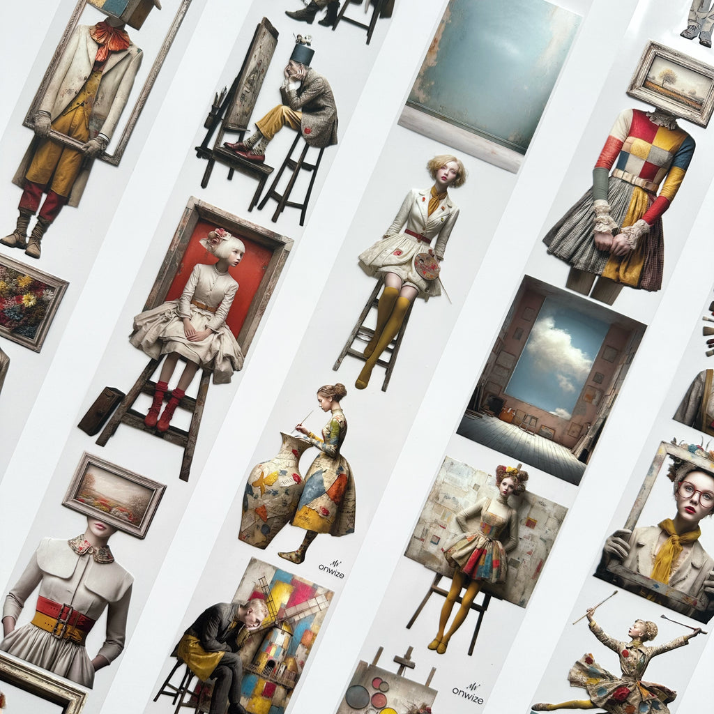 Living Canvas – Günlük Tutma ve Kolaj Sanatı İçin Sanatsal PET Bant