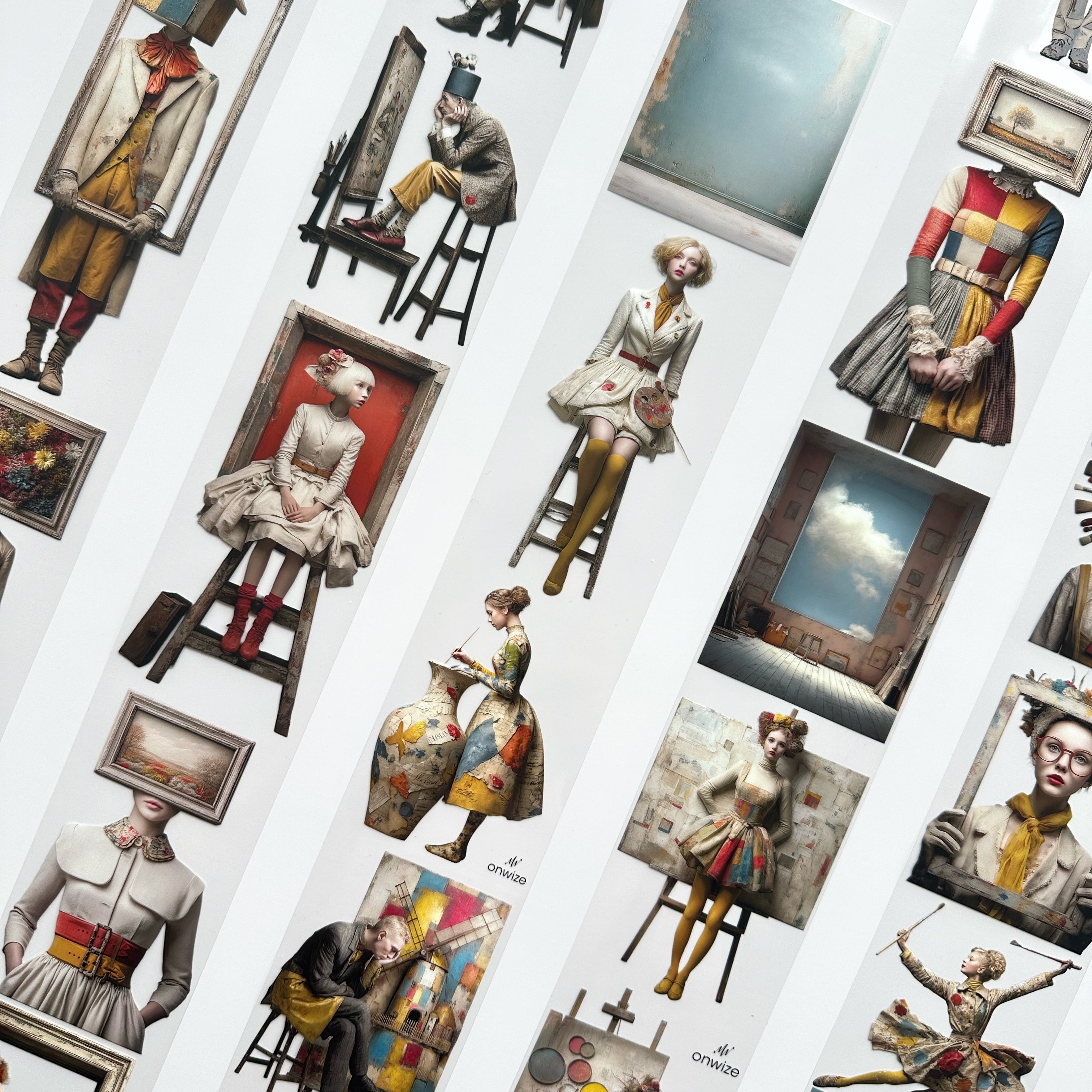 Living Canvas – Günlük Tutma ve Kolaj Sanatı İçin Sanatsal PET Bant