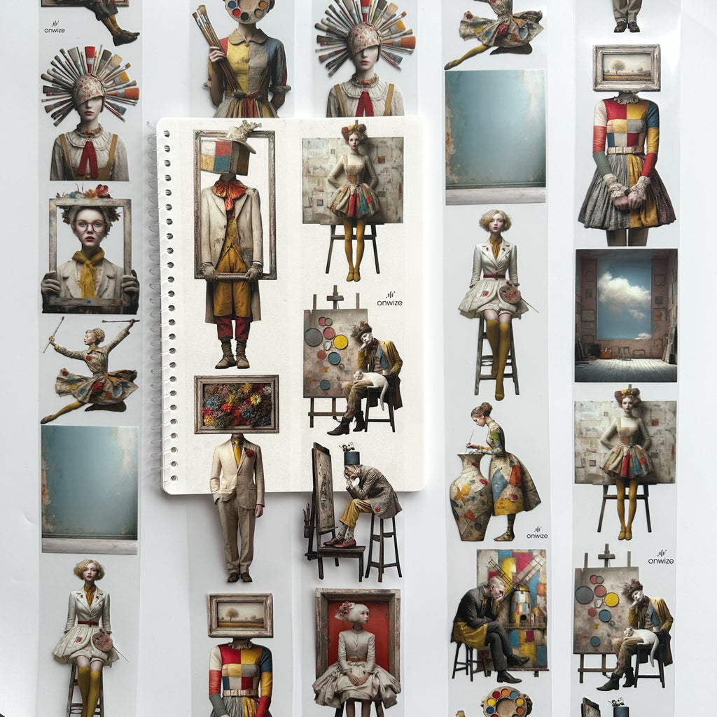 Living Canvas – Günlük Tutma ve Kolaj Sanatı İçin Sanatsal PET Bant