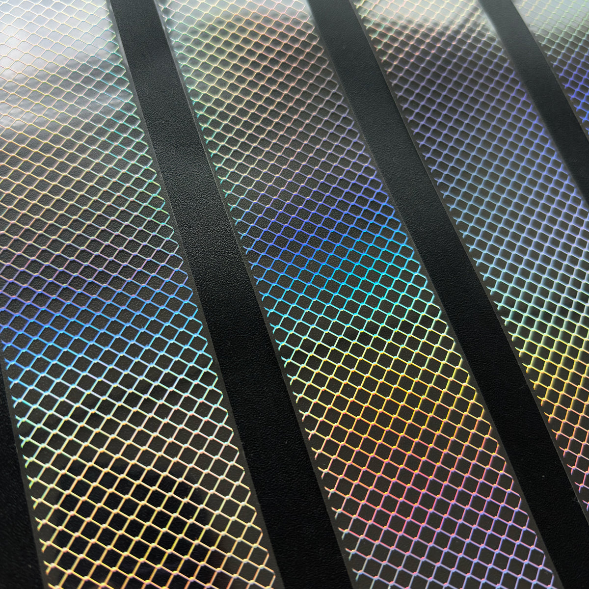 Silver Lattice Holo Silver Foil Tape