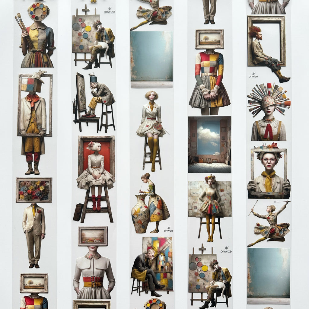 Living Canvas – Günlük Tutma ve Kolaj Sanatı İçin Sanatsal PET Bant