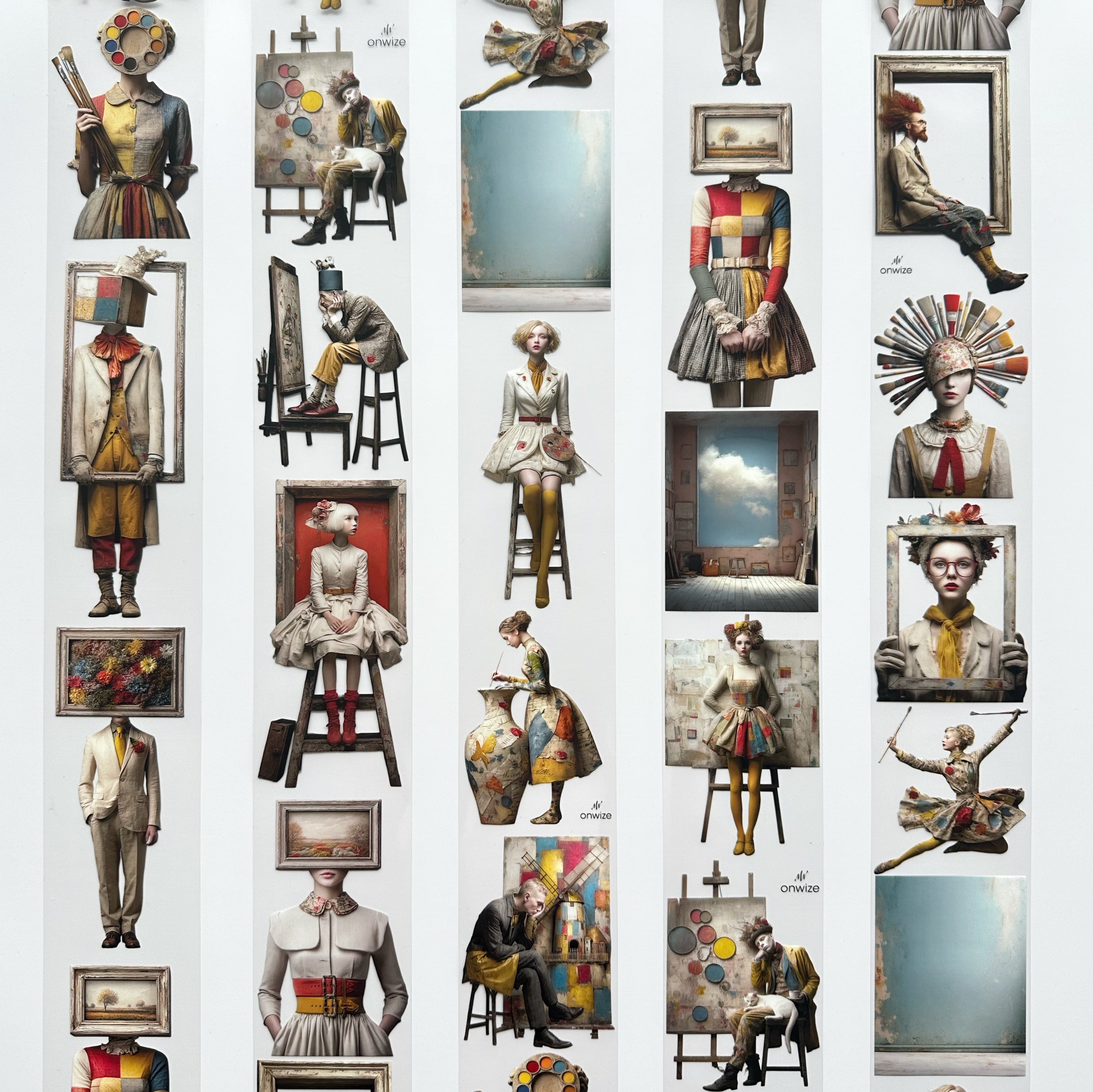 Living Canvas – Günlük Tutma ve Kolaj Sanatı İçin Sanatsal PET Bant