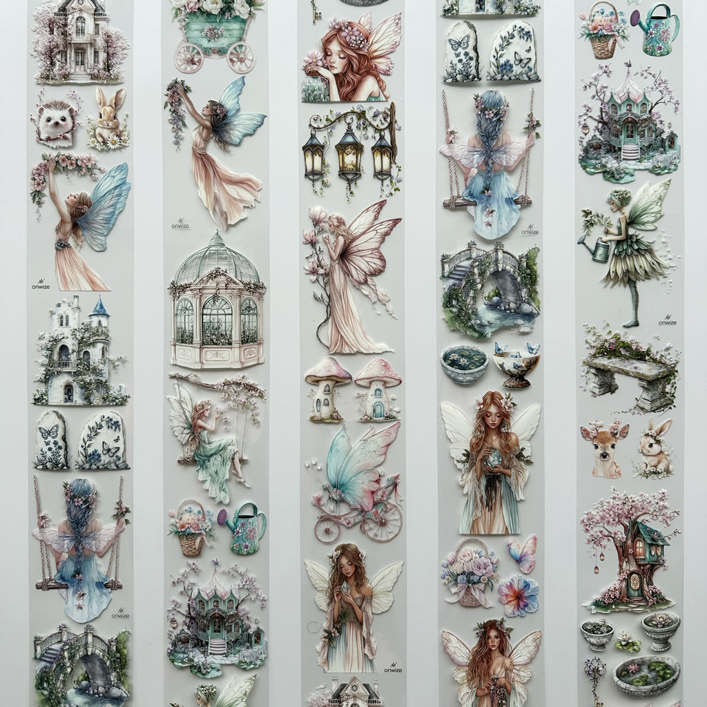Blossom Haven | Premium 3D Crystal Special Oil PET Tape | SRP 218