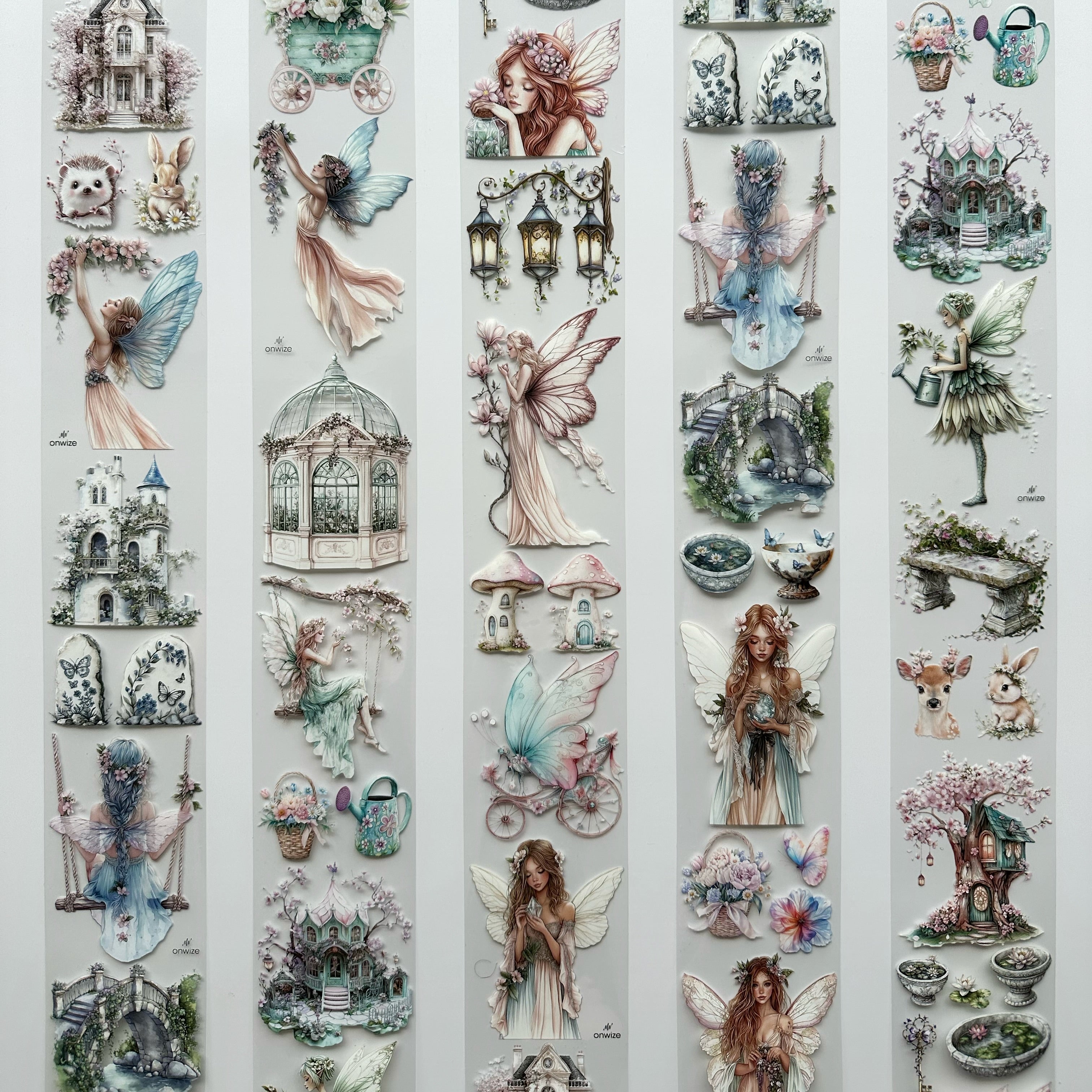 Blossom Haven | Premium 3D Crystal Special Oil PET Tape | SRP 218