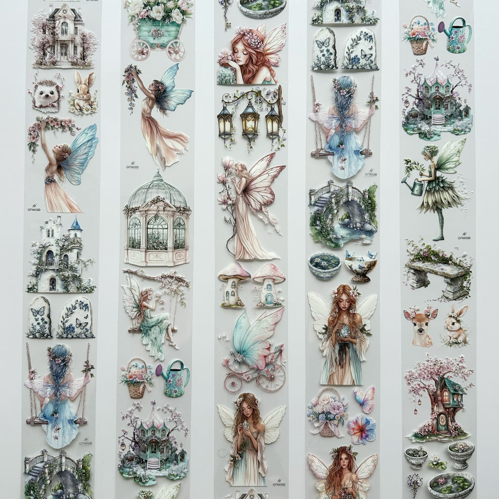 Blossom Haven | Premium 3D Crystal Special Oil PET Tape | SRP 218