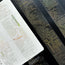 Golden Manuscript | Holo Gold Foil Typography PET Tape | 6cm x 5m