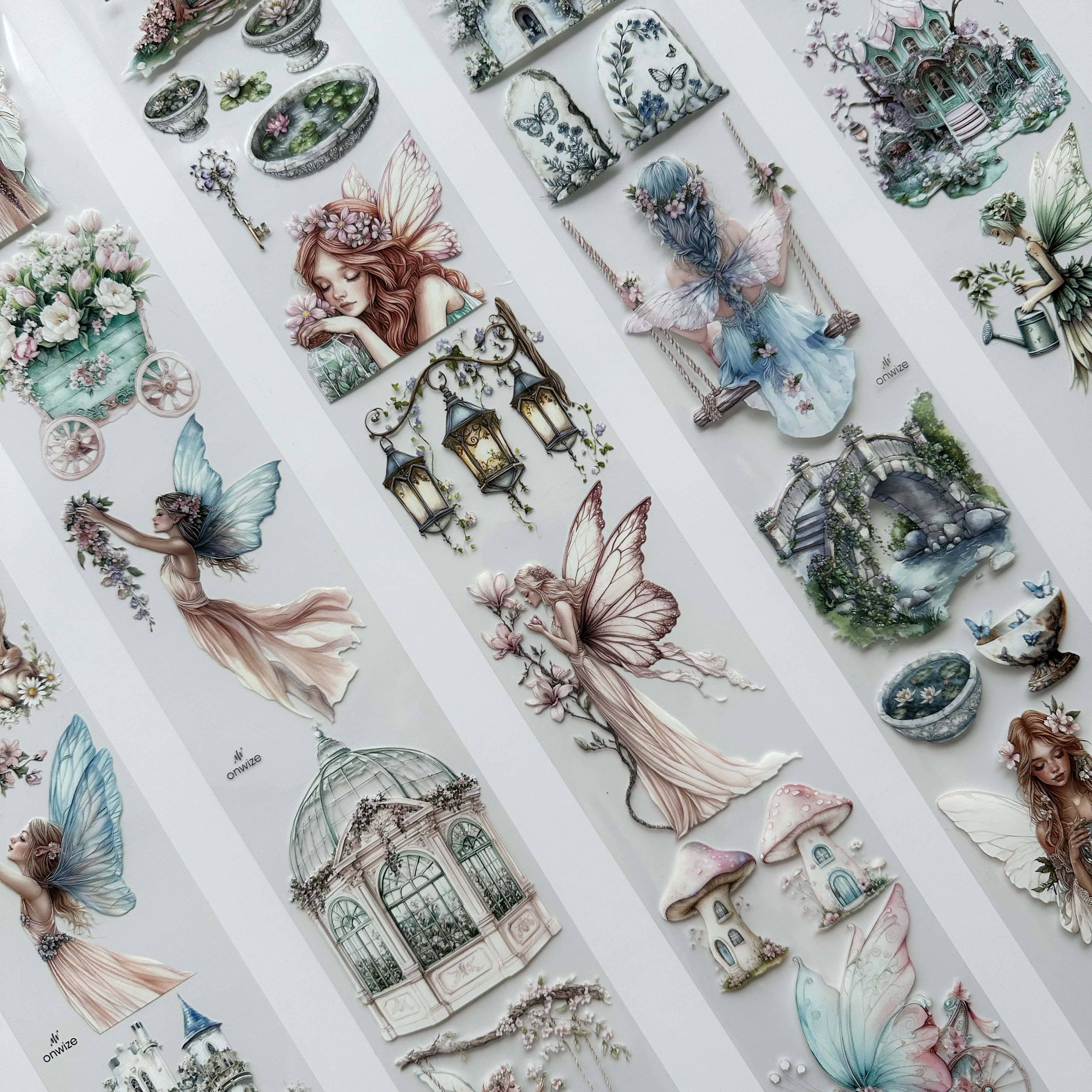 Blossom Haven | Premium 3D Crystal Special Oil PET Tape | SRP 218