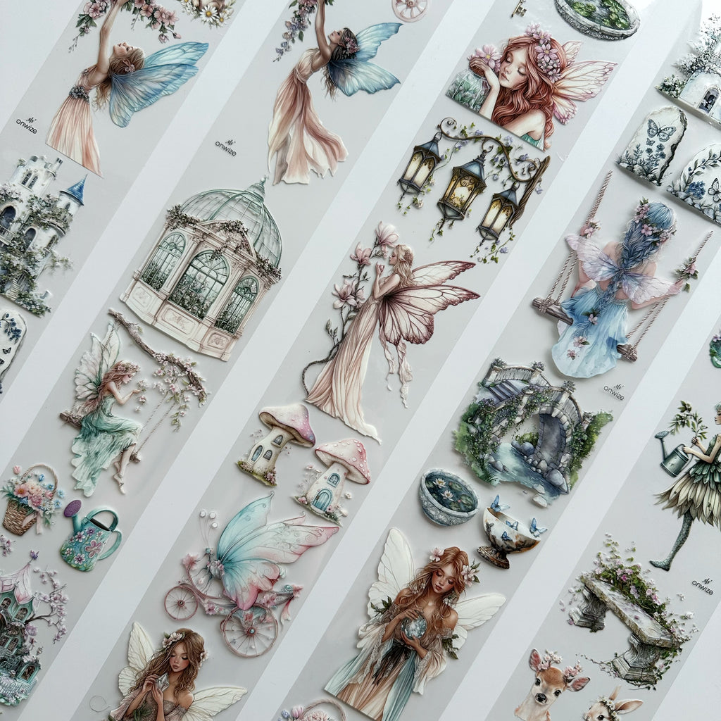 Blossom Haven | Premium 3D Crystal Special Oil PET Tape | SRP 218