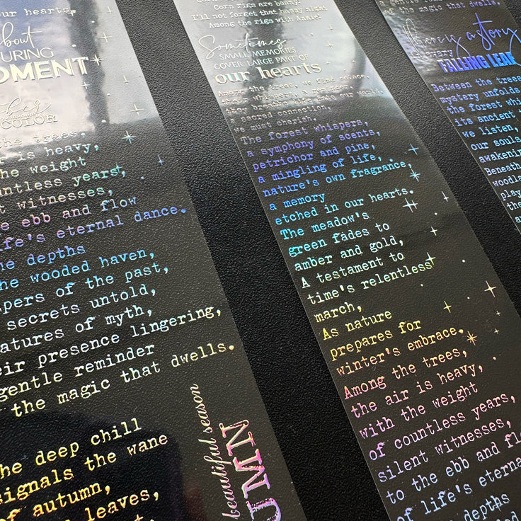Silver Manuscript Holo Silver Foil Tape