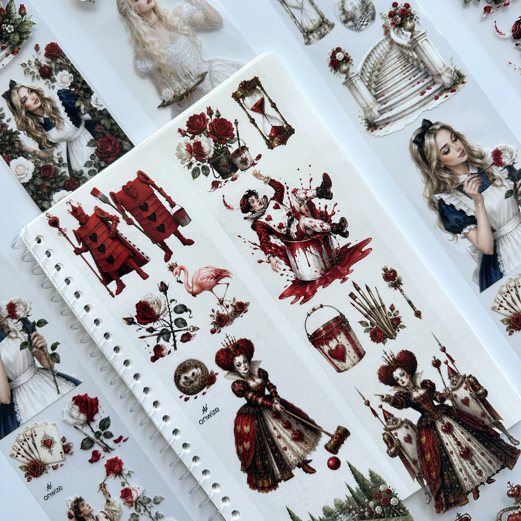 Painted Roses – Queen of Hearts PET Tape