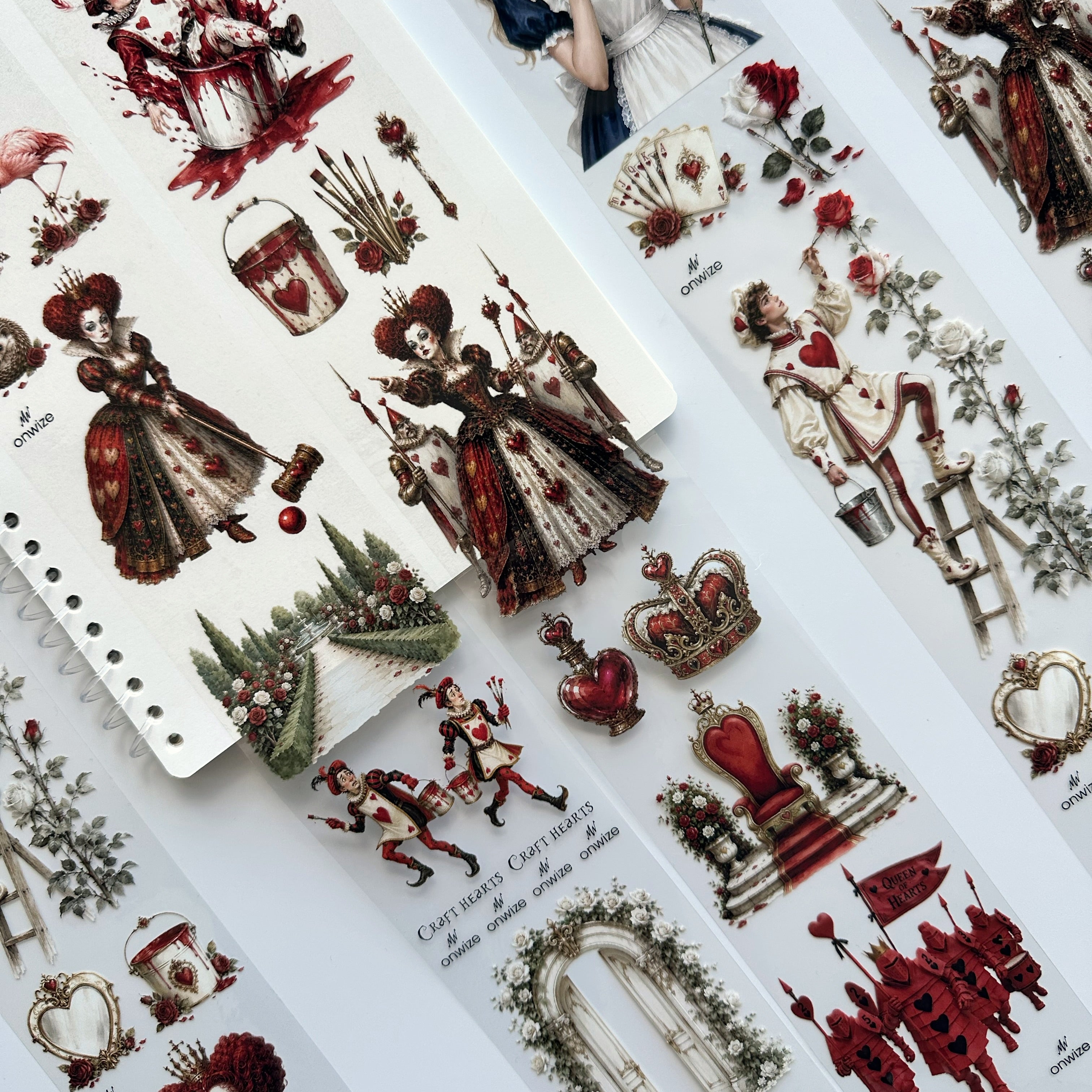 Painted Roses – Queen of Hearts PET Tape