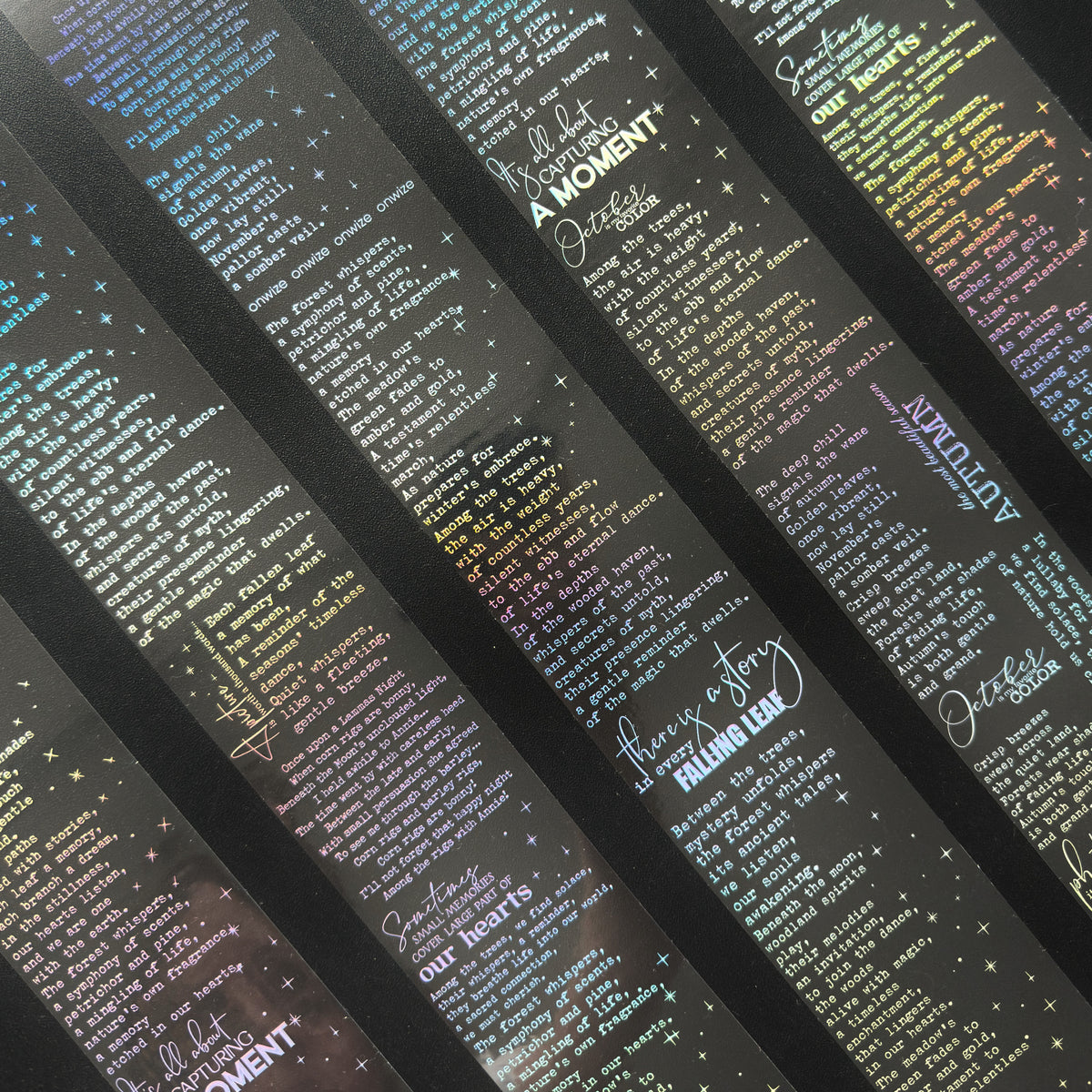 Silver Manuscript Holo Silver Foil Tape