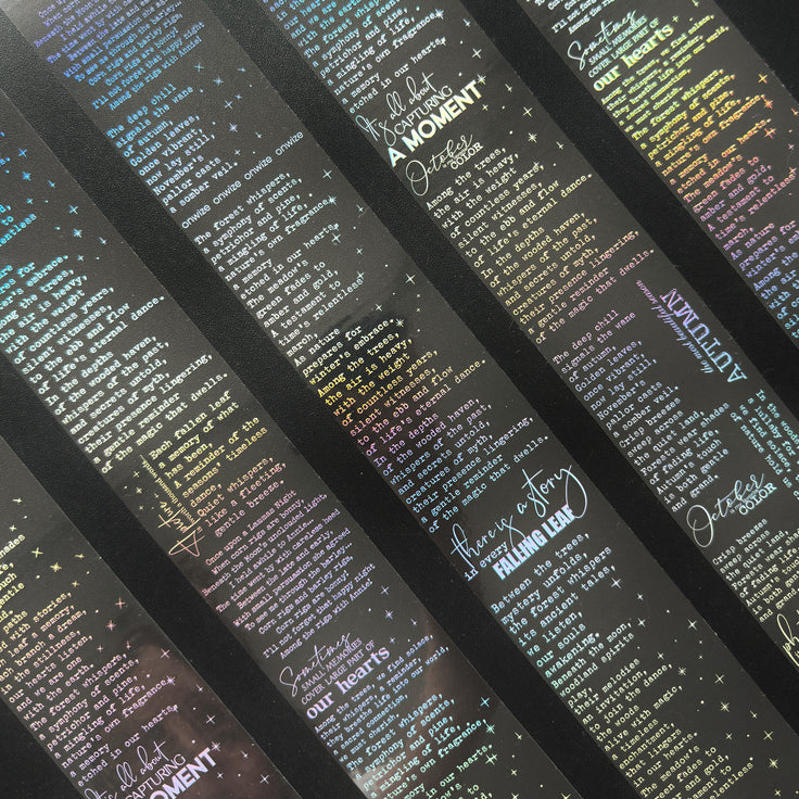 Silver Manuscript Holo Silver Foil Tape