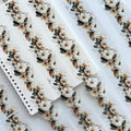 Ivory Garden PET Tape | Neutral Botanical Scrapbook Tape | 5cm x 5m
