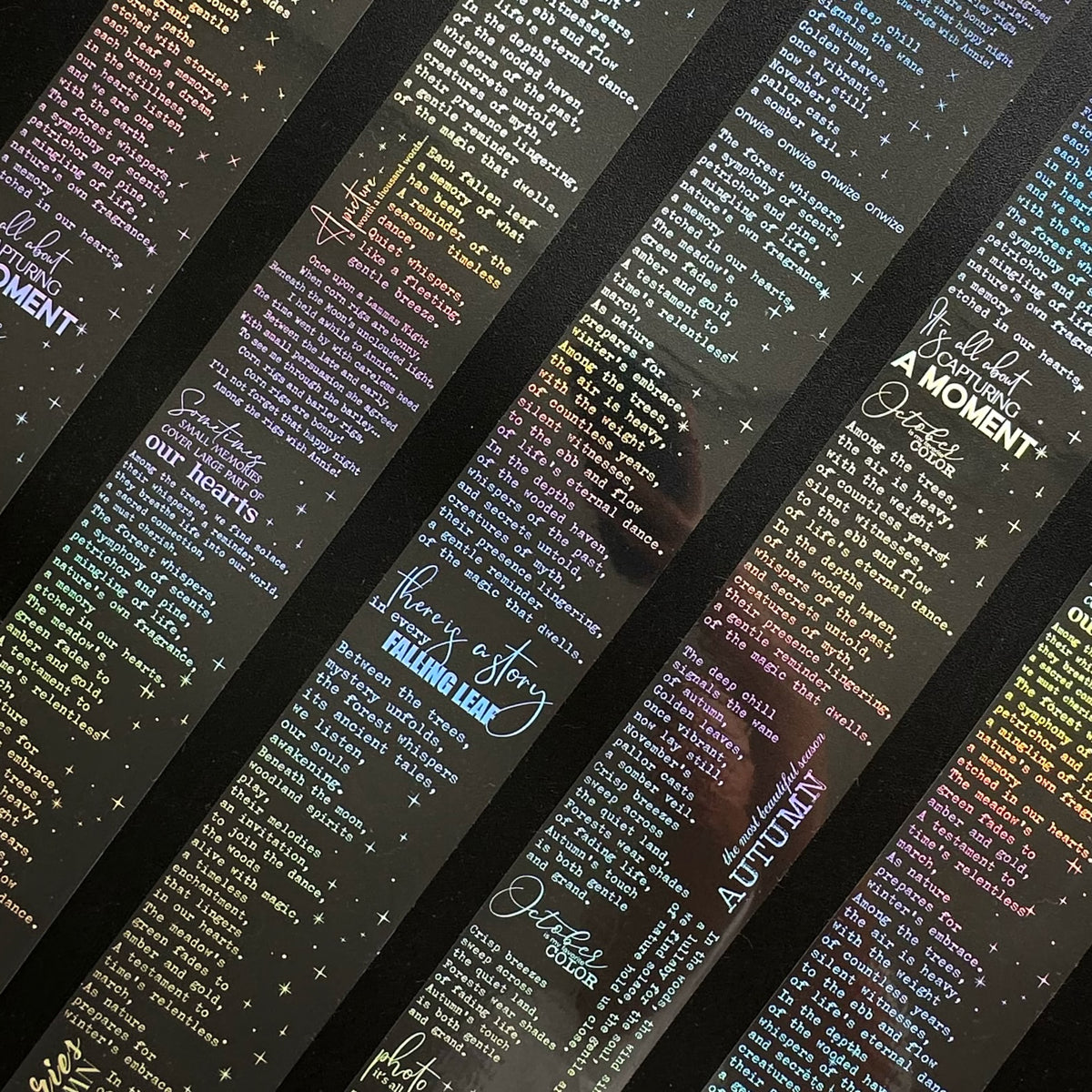 Silver Manuscript Holo Silver Foil Tape