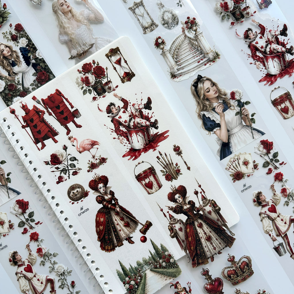 Painted Roses – Queen of Hearts PET Tape