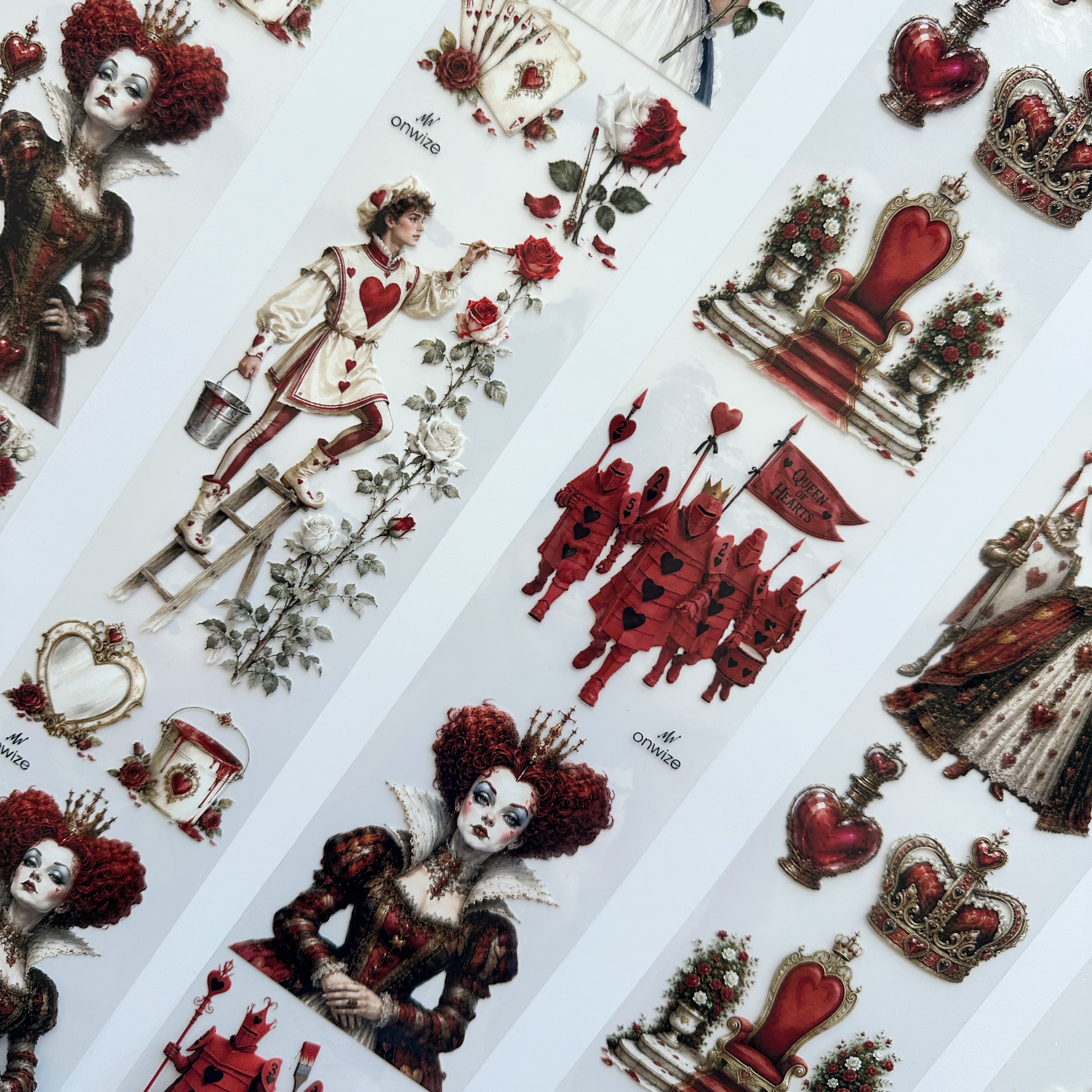 Painted Roses – Queen of Hearts PET Tape