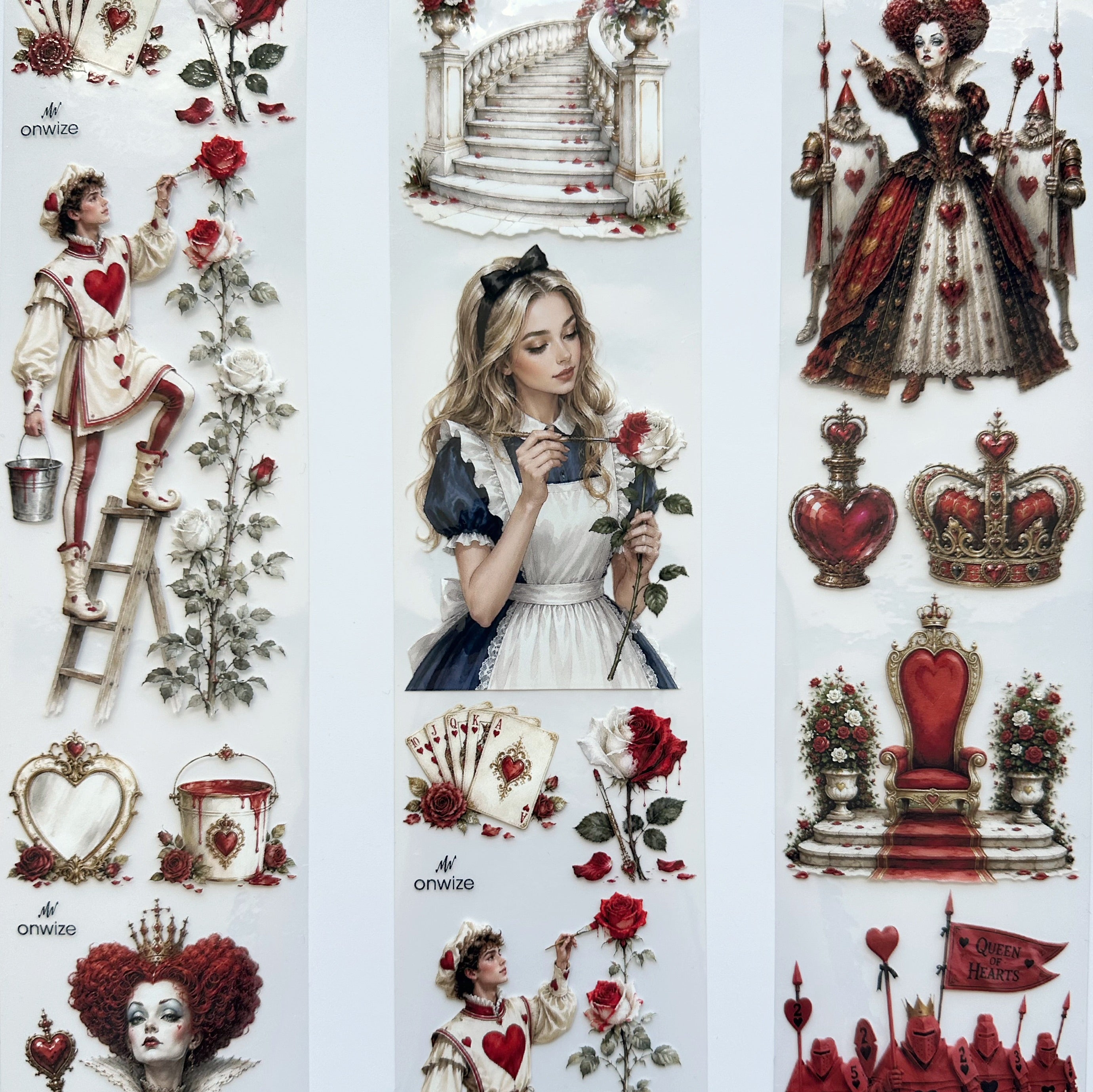 Painted Roses – Queen of Hearts PET Tape