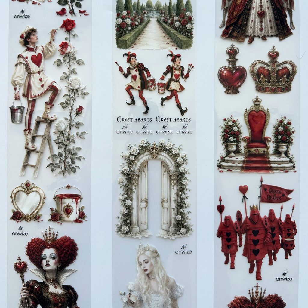 Painted Roses – Queen of Hearts PET Tape