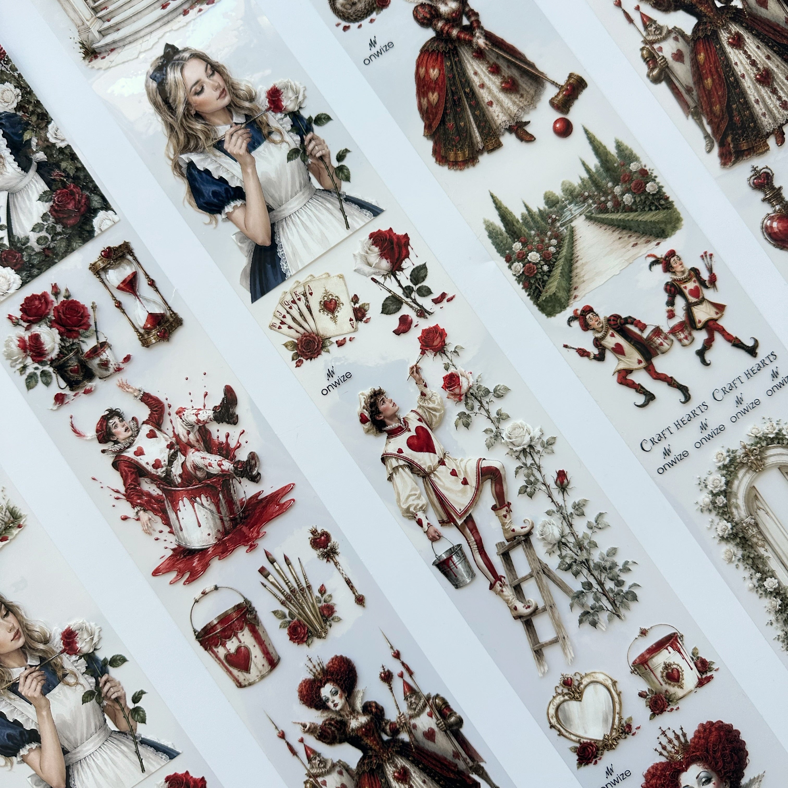 Painted Roses – Queen of Hearts PET Tape