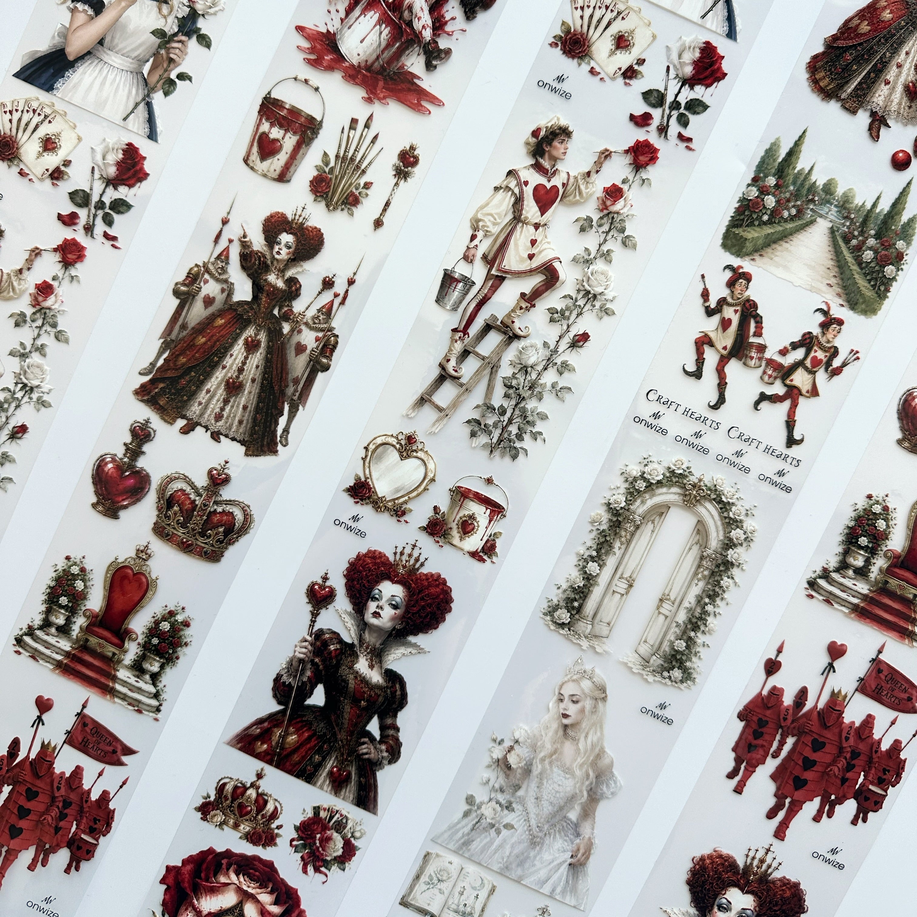 Painted Roses – Queen of Hearts PET Tape