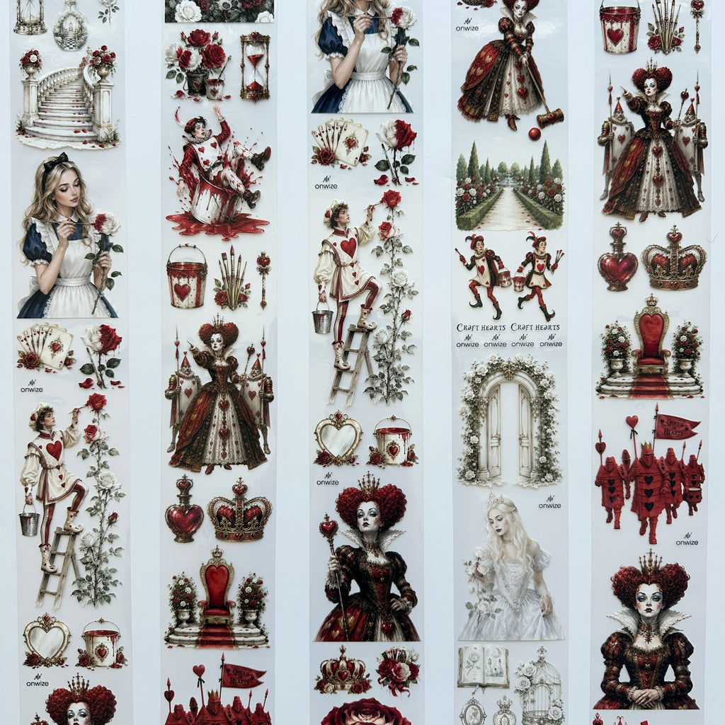 Painted Roses – Queen of Hearts PET Tape
