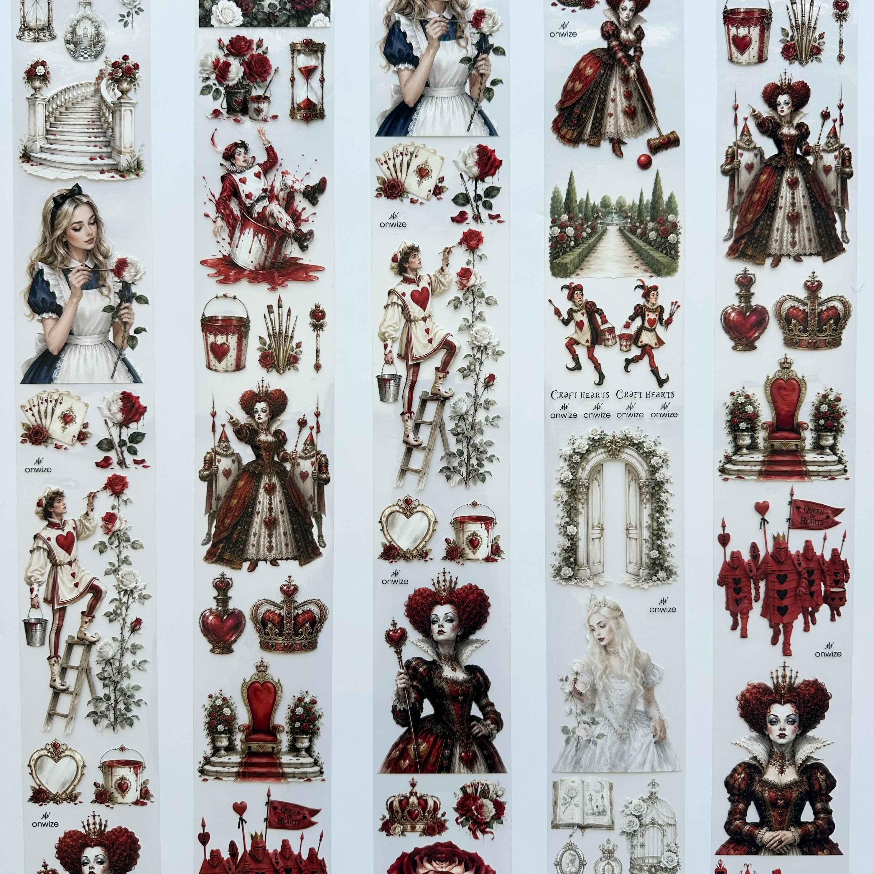 Painted Roses – Queen of Hearts PET Tape