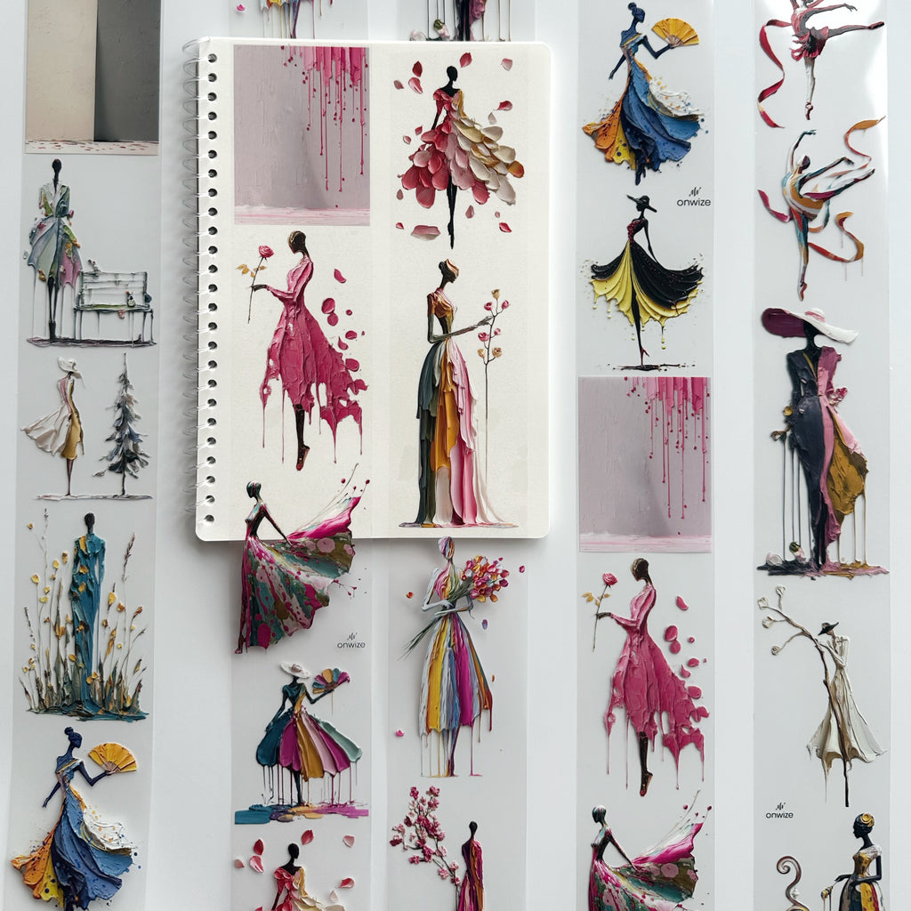 Akıcı Renkler – Soyut PET Bant