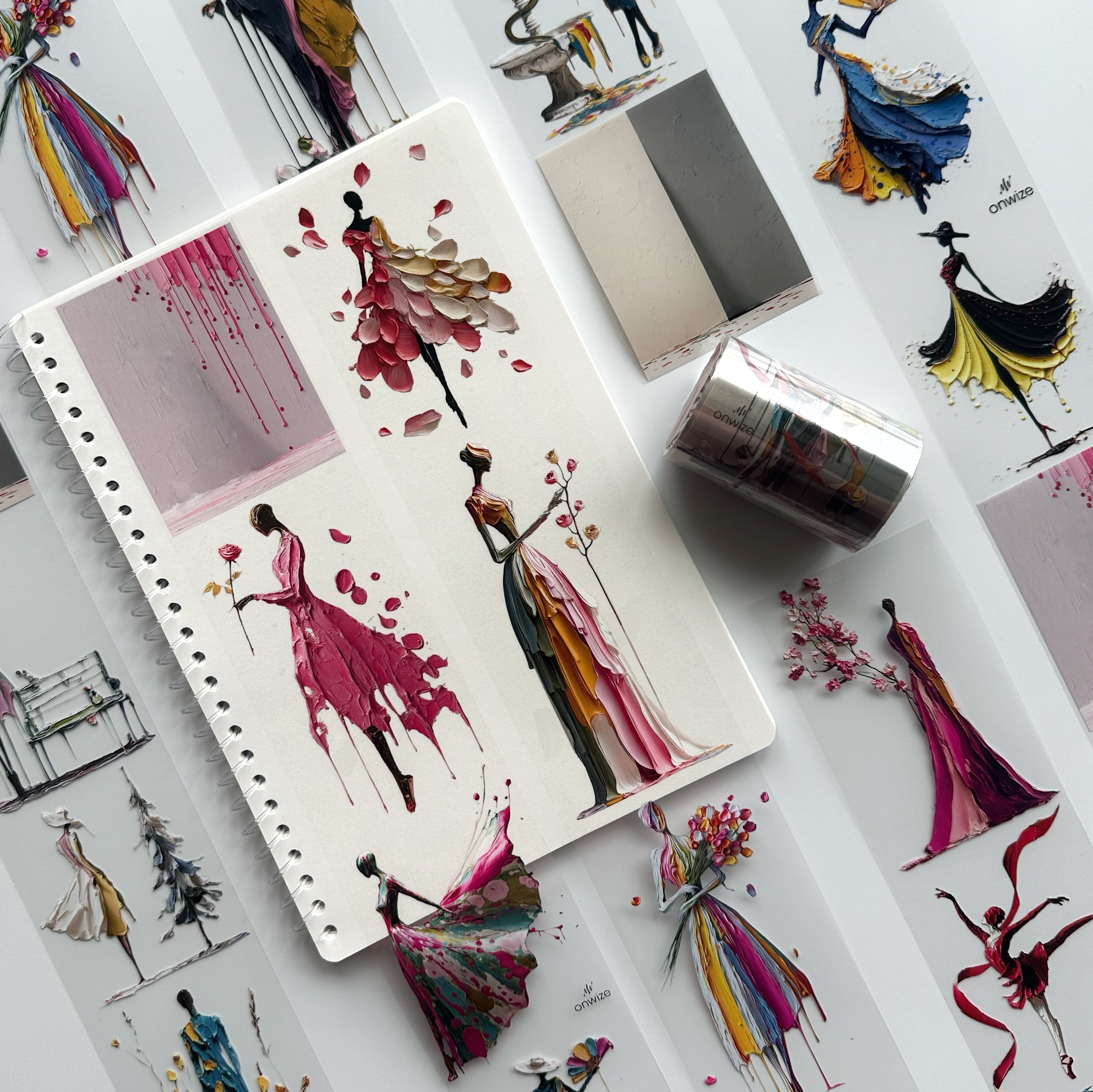 Flowing Color – Abstract PET Tape