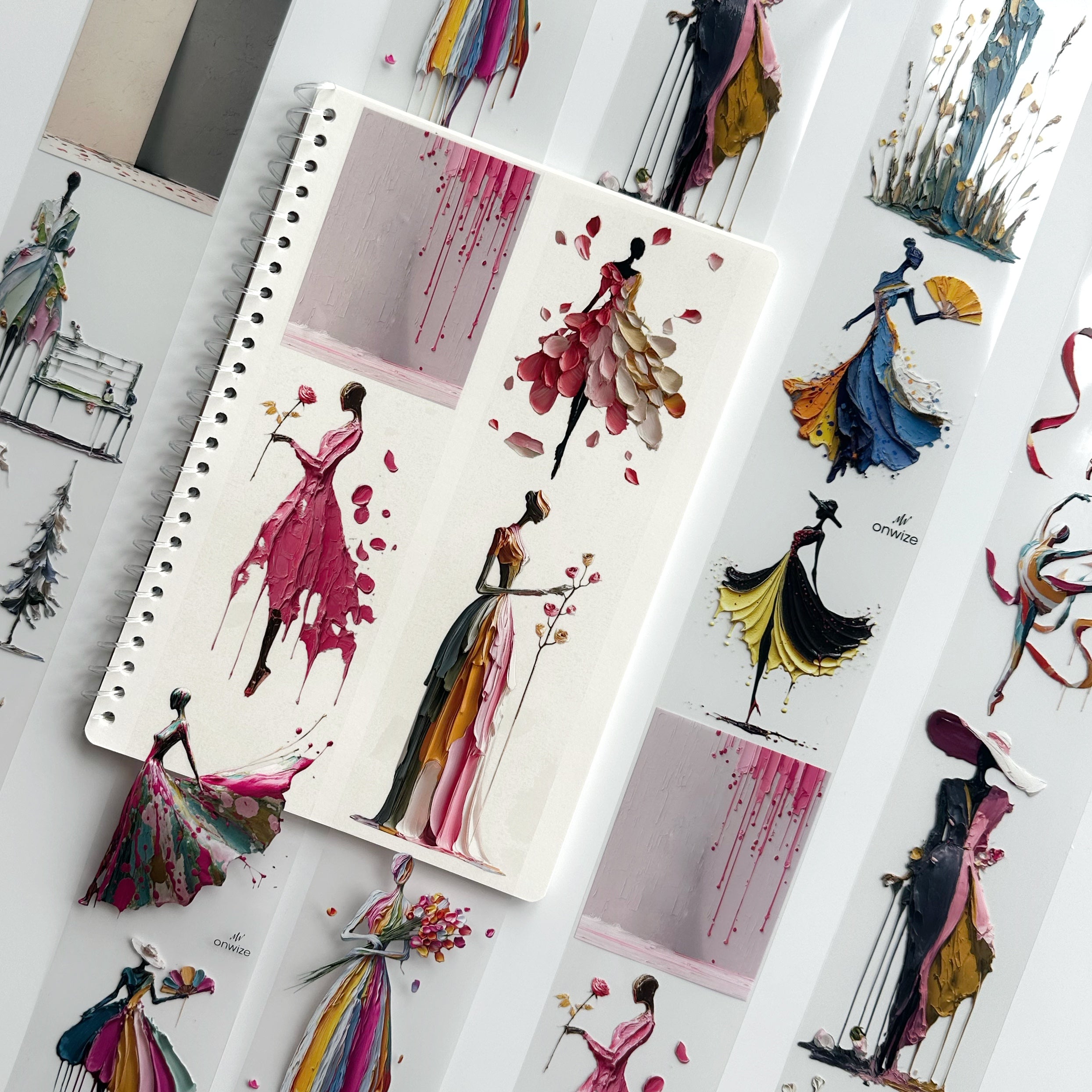 Flowing Color – Abstract PET Tape