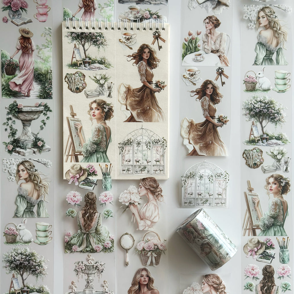 Soft Bloom – Floral Garden PET Tape