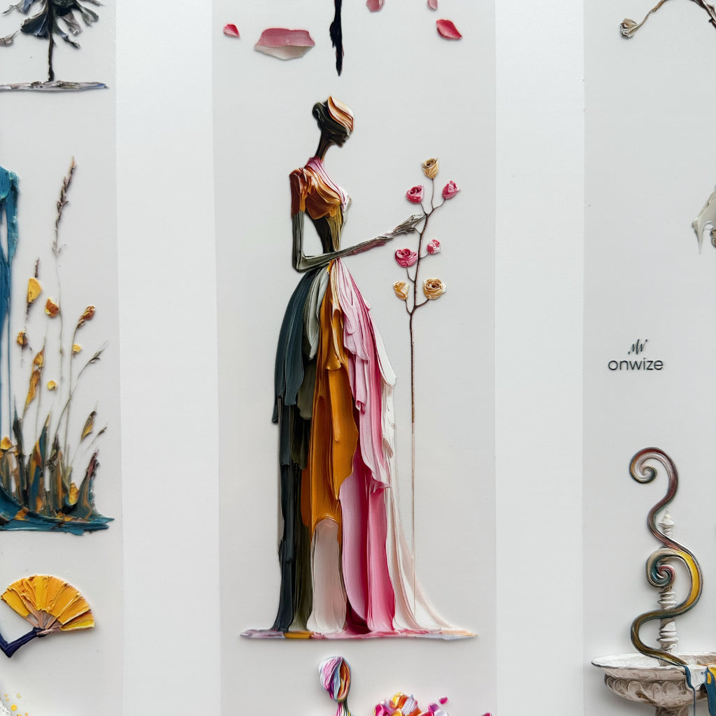 Akıcı Renkler – Soyut PET Bant