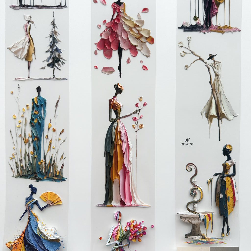 Akıcı Renkler – Soyut PET Bant