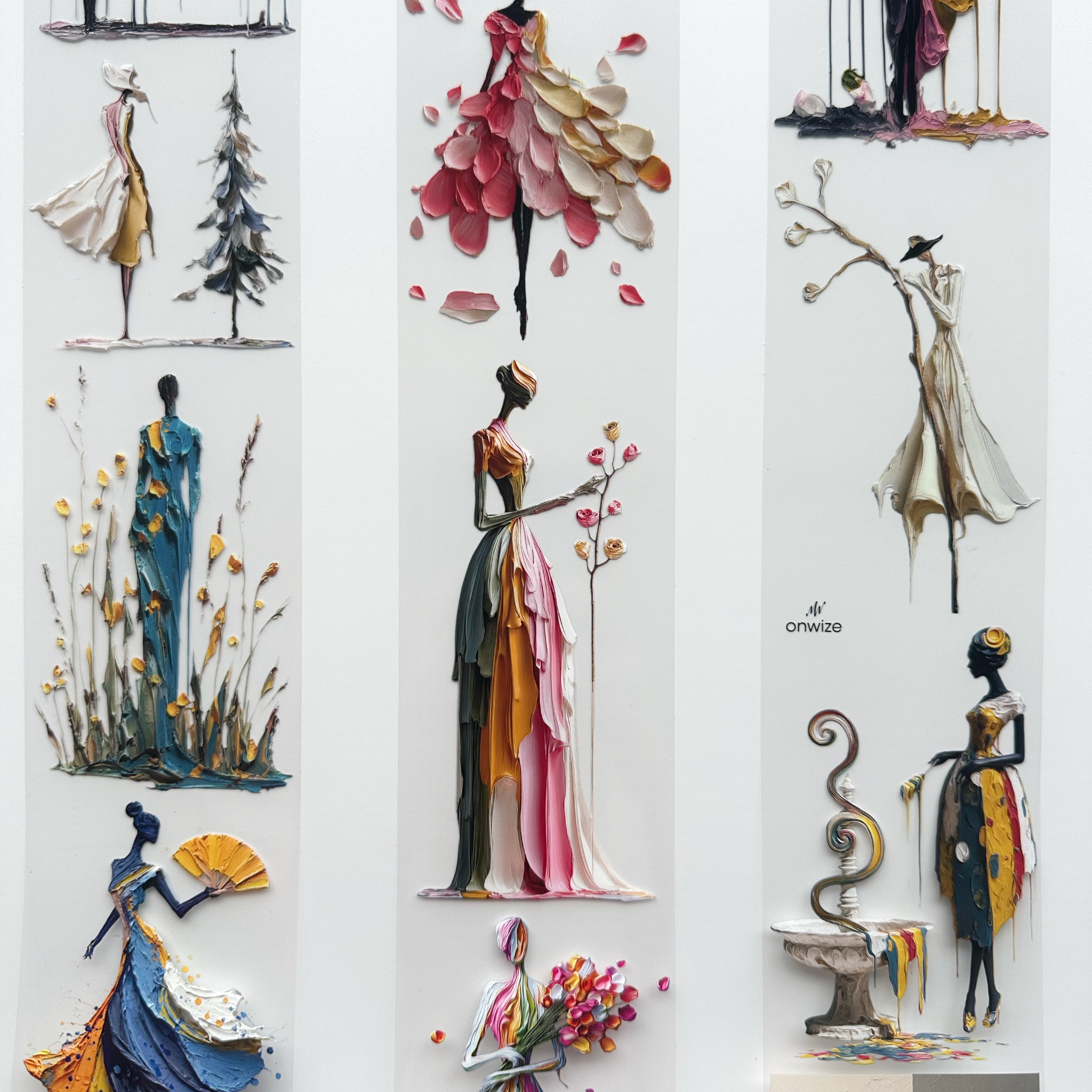 Akıcı Renkler – Soyut PET Bant