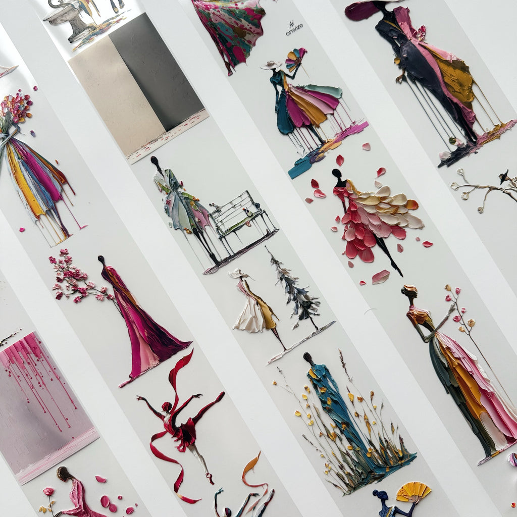 Akıcı Renkler – Soyut PET Bant