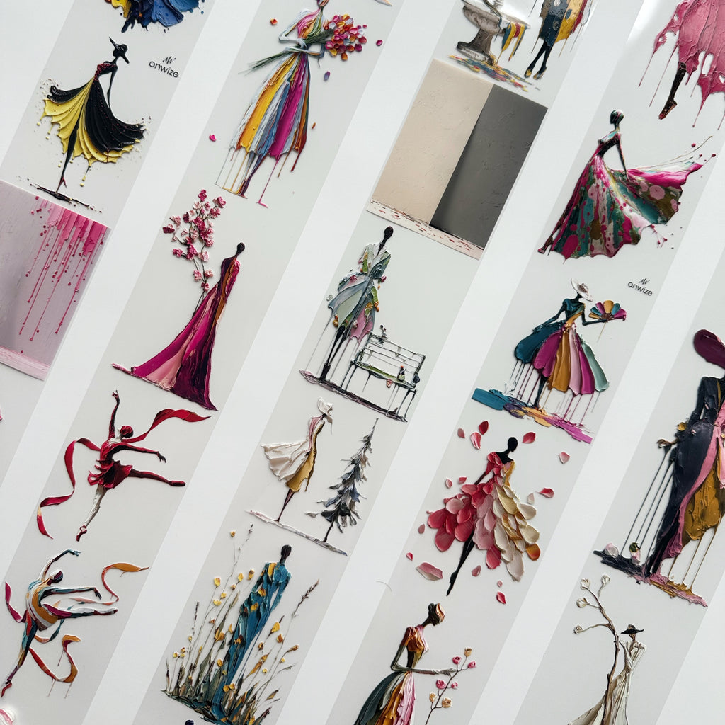 Akıcı Renkler – Soyut PET Bant