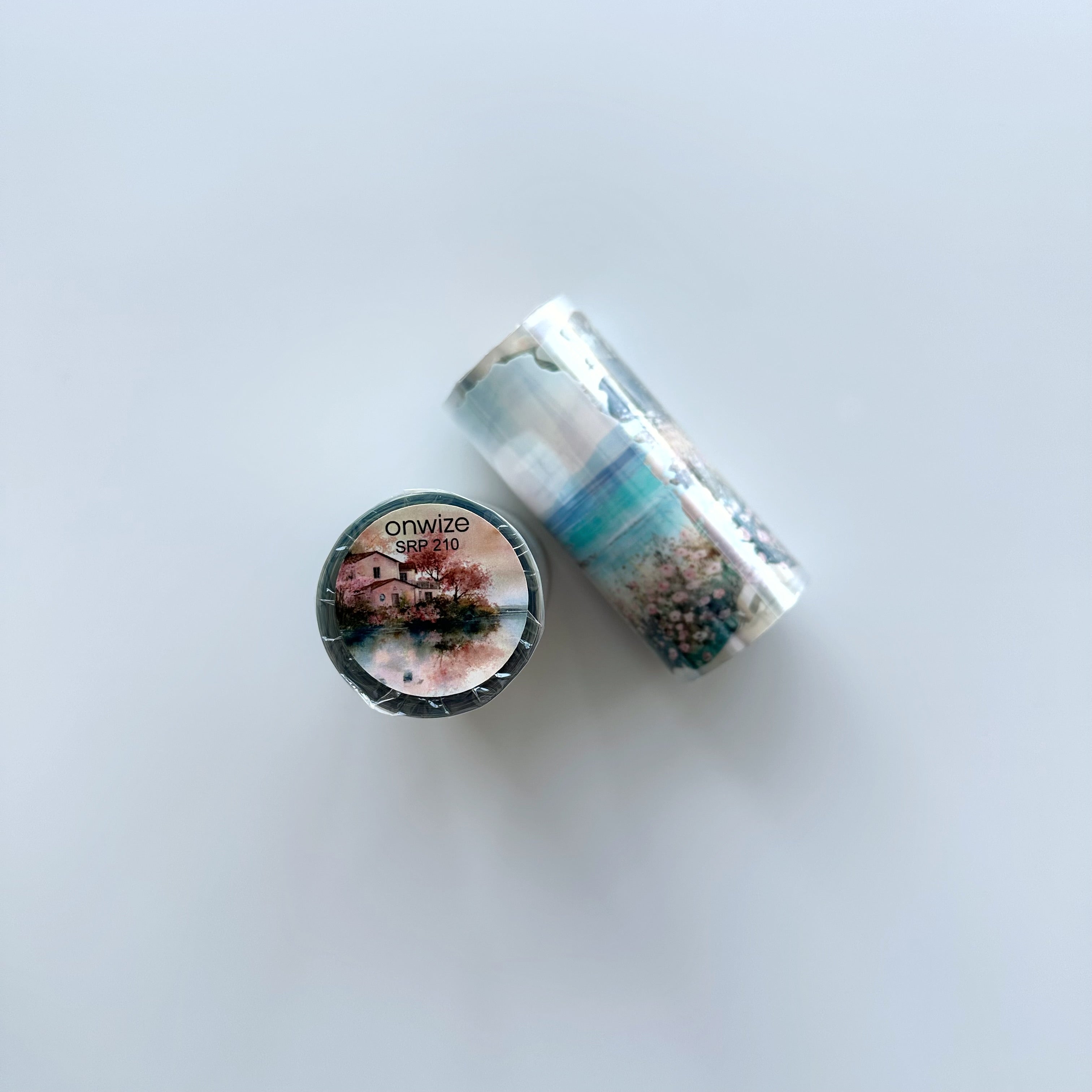 Sunset Riviera | Mediterranean Coastal Landscape PET Tape | 10cm x 5m