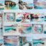 Sunset Riviera | Mediterranean Coastal Landscape PET Tape | 10cm x 5m