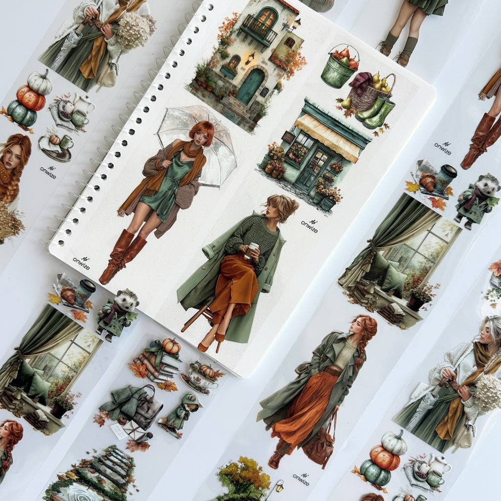 Autumn Stroll – Autumn Fashion PET Tape