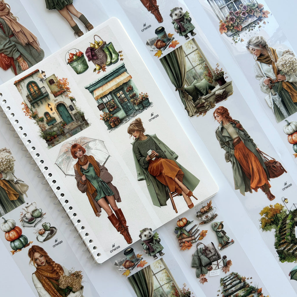 Autumn Stroll – Autumn Fashion PET Tape