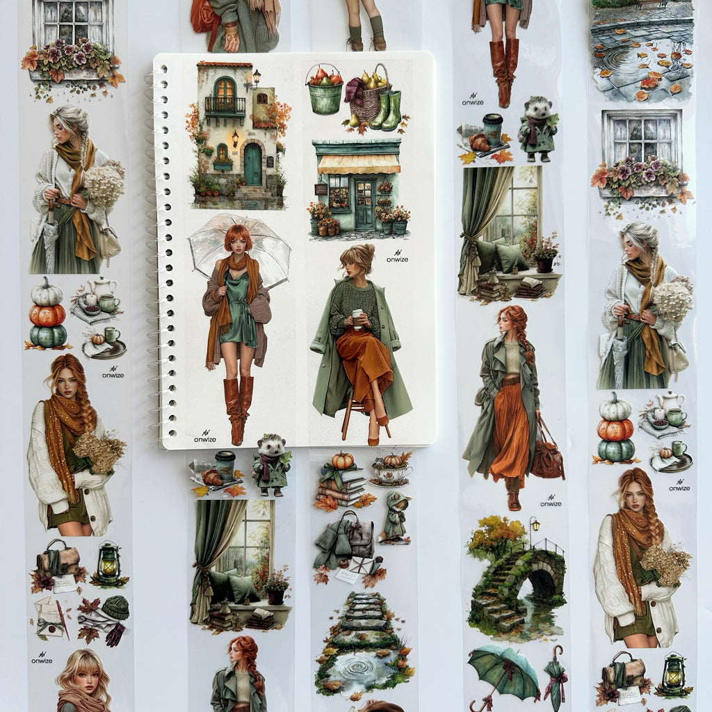 Autumn Stroll – Autumn Fashion PET Tape
